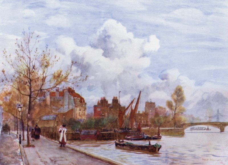 Chelsea (väri litho) tekijältä Herbert Menzies (after) Marshall