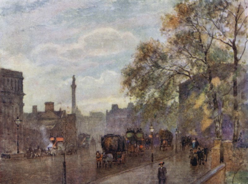 Richmond Terracen kulmasta (väri litho) tekijältä Herbert Menzies (after) Marshall