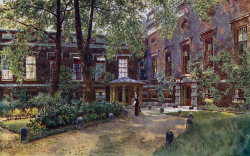 Päivittäistavaratalo (värinen lito) tekijältä Herbert Menzies (after) Marshall