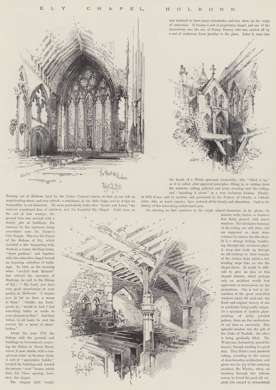 Ely Chapel, Holborn tekijältä Herbert Railton