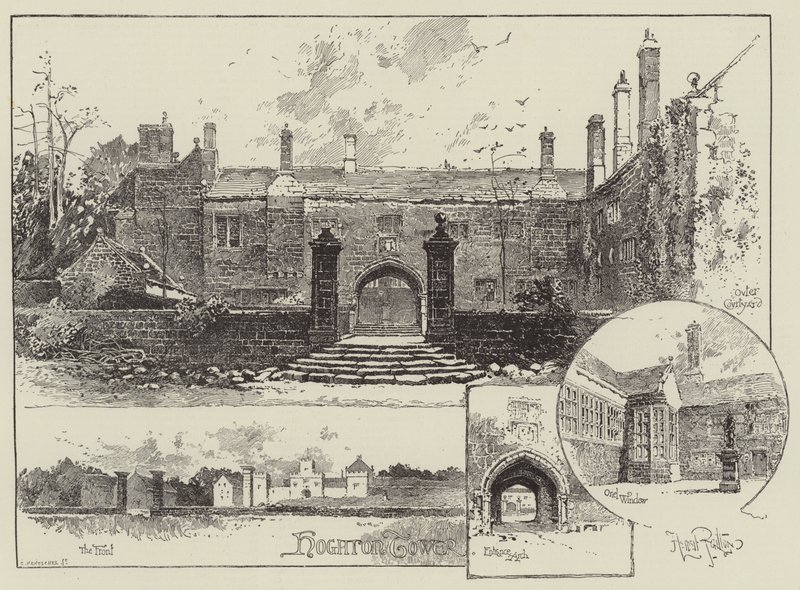 Hoghton Tower Lancashiressa tekijältä Herbert Railton