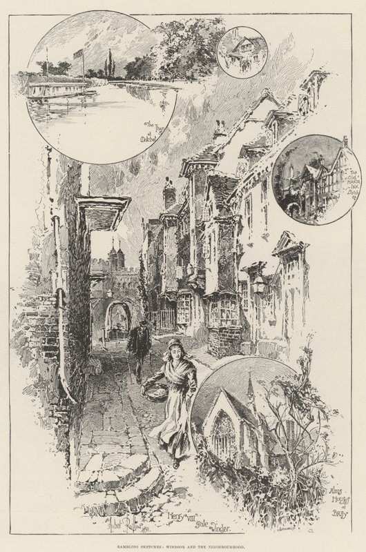 Rambling Sketches, Windsor ja sen lähialueet tekijältä Herbert Railton