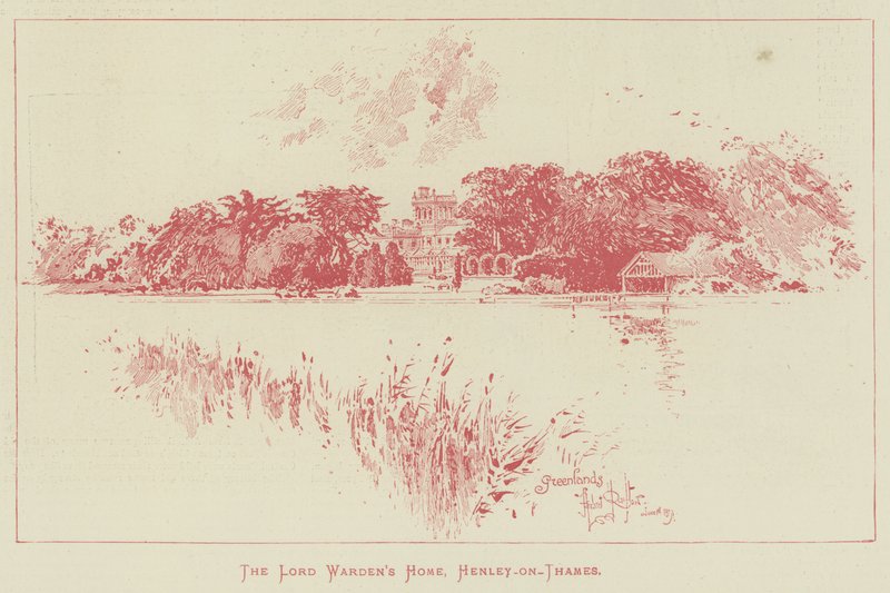 Lord Wardenin koti, Henley-on-Thames tekijältä Herbert Railton