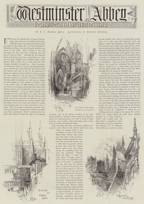 Westminster Abbey tekijältä Herbert Railton