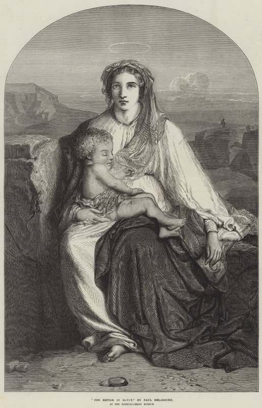 Lepo Egyptissä tekijältä Hippolyte Delaroche