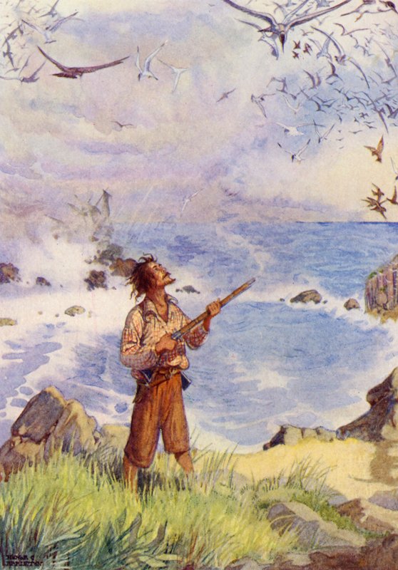 Robinson Crusoe (värilitra) tekijältä Honor Charlotte Appleton