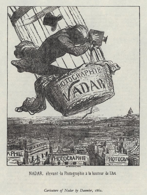 Nadar nostaa valokuvauksen taiteen tasolle tekijältä Honore (after) Daumier