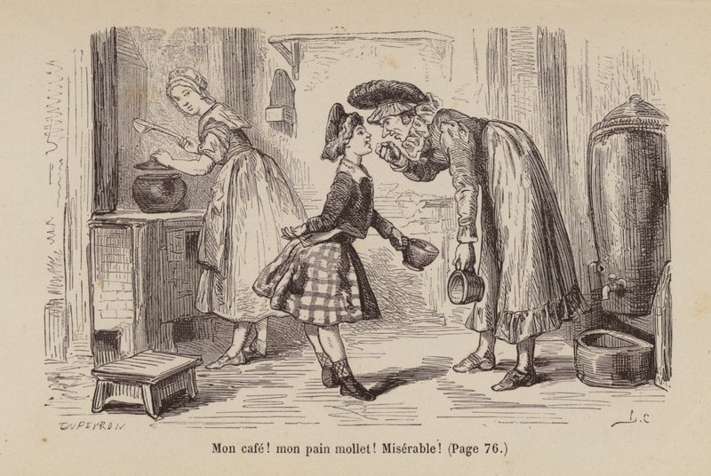 Kuvitus teokseen Un Bon Petit Diable (kaiverrus) tekijältä Horace (after) Castelli