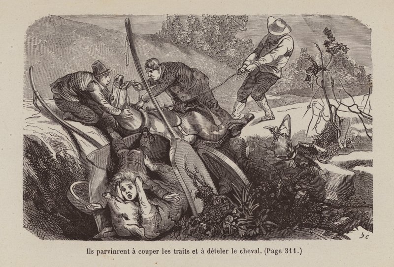 Kuvitus teokseen Un Bon Petit Diable (kaiverrus) tekijältä Horace (after) Castelli