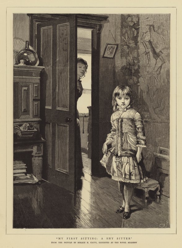 Ensimmäinen istumani, ujo hoitaja tekijältä Horace Henry Cauty