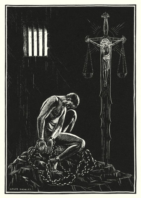 Vuorisaarnan kuvitus (kaiverrus) tekijältä Horace J. Knowles