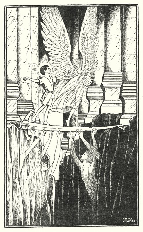 Temppelissä (litografia) tekijältä Horace J. Knowles
