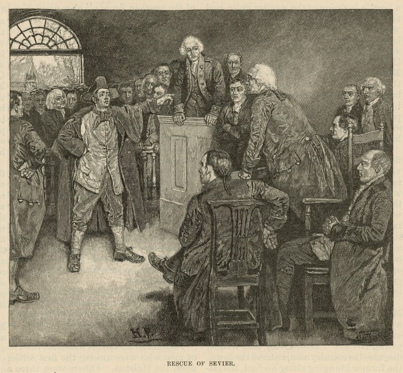 Sevierin pelastus tekijältä Howard Pyle