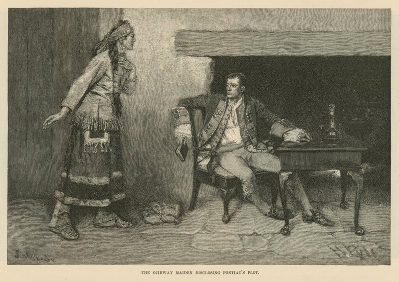 Ojibway-neito paljastaa Pontiacin juonen tekijältä Howard Pyle