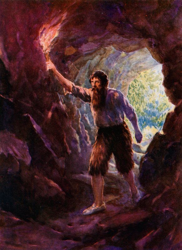 Il·lustració per a Robinson Crusoe Finnish tekijältä Howard Davie