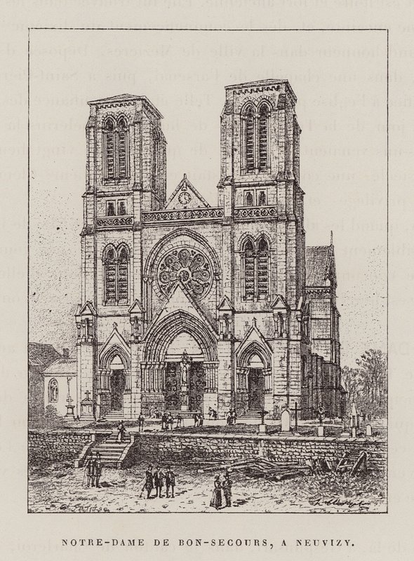 Notre-Dame De Bon-Secours, Neuvizy (kaiverrus) (kaiverrus) tekijältä Hubert Clerget