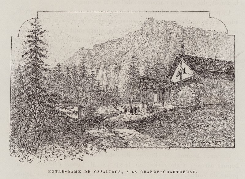 Notre-Dame De Casalibus, A La Grande-Chartreuse (kaiverrus) (kaiverrus) tekijältä Hubert Clerget