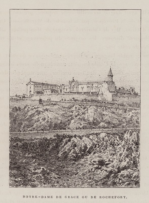 Notre-Dame De Grace Ou De Rochefort (kaiverrus) (kaiverrus) tekijältä Hubert Clerget