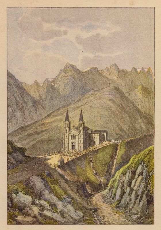 Notre-Dame De La Salette (värilitografia) tekijältä Hubert Clerget