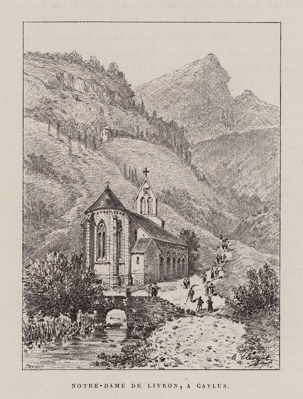 Notre-Dame De Livron, A Caylus (kaiverrus) tekijältä Hubert Clerget