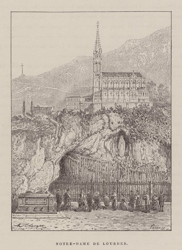 Notre-Dame de Lourdes (kaiverrus) tekijältä Hubert Clerget