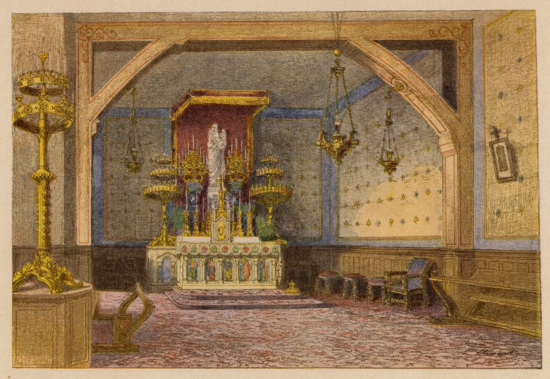 Notre-Dame De Salut (värilitografia) tekijältä Hubert Clerget