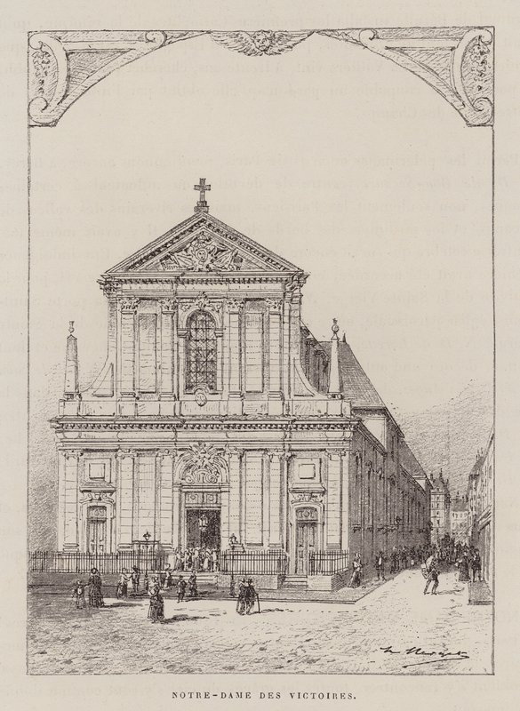 Notre-Dame Des Victoires (kaiverrus) tekijältä Hubert Clerget