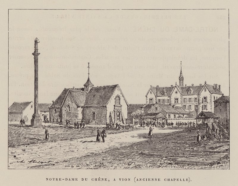 Notre-Dame Du Chene, A Vion, Ancienne Chapelle (kaiverrus) tekijältä Hubert Clerget