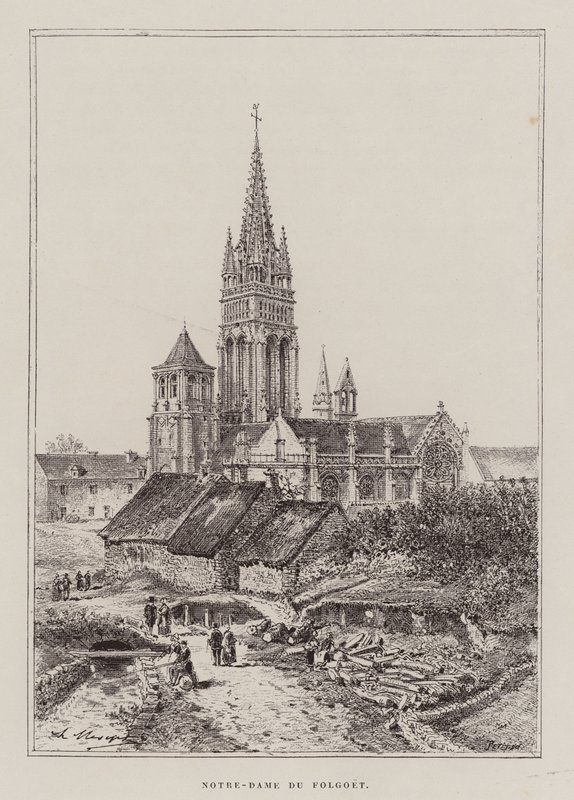 Notre-Dame Du Folgoet (kaiverrus) tekijältä Hubert Clerget
