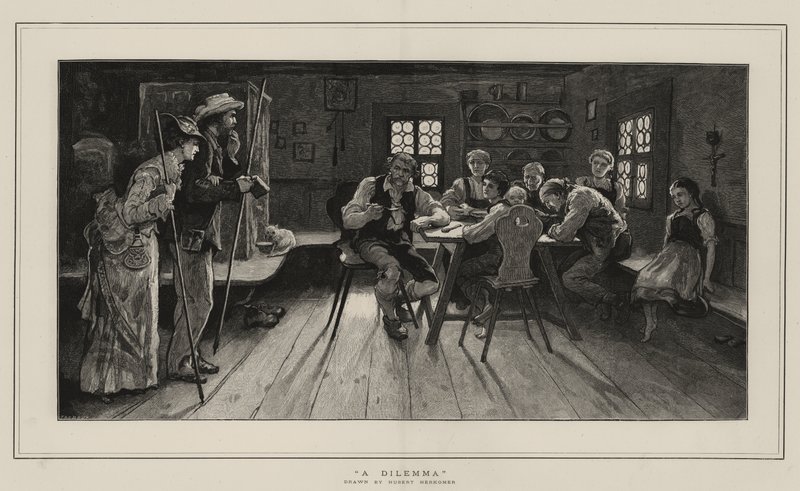 Dilemma tekijältä Hubert von Herkomer