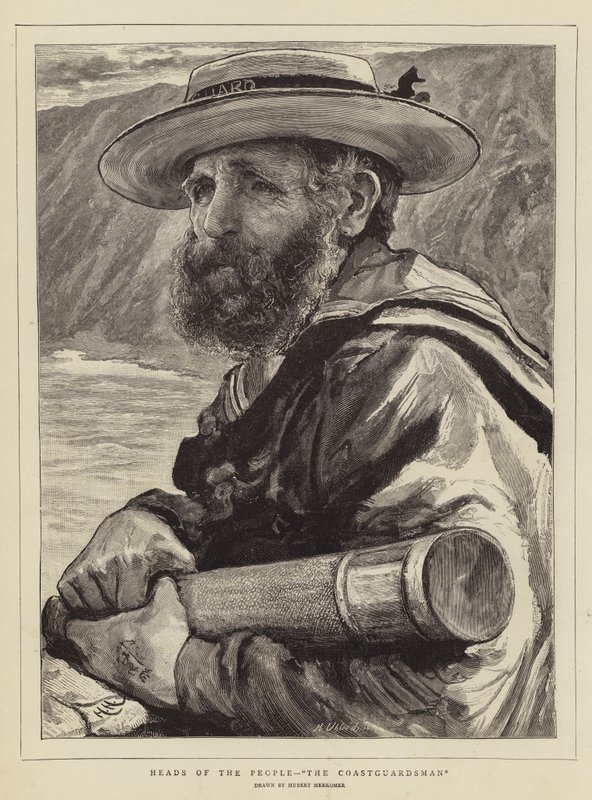 Kansan päämiehet, rannikkovartiosto tekijältä Hubert von Herkomer
