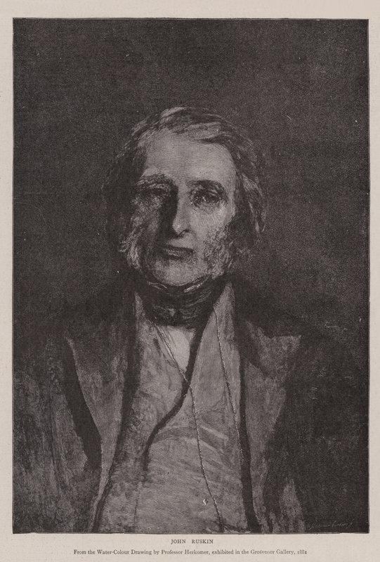 John Ruskin tekijältä Hubert von Herkomer