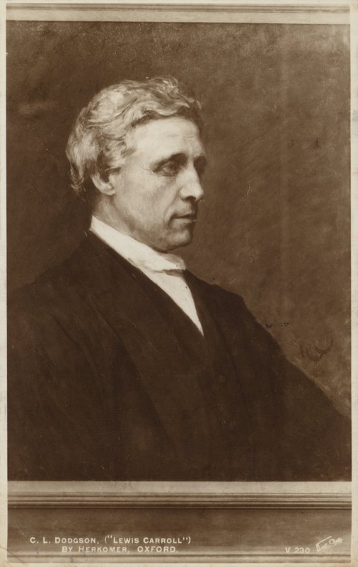 Lewis Carroll (1832-1898), englantilainen kirjailija tekijältä Hubert von Herkomer