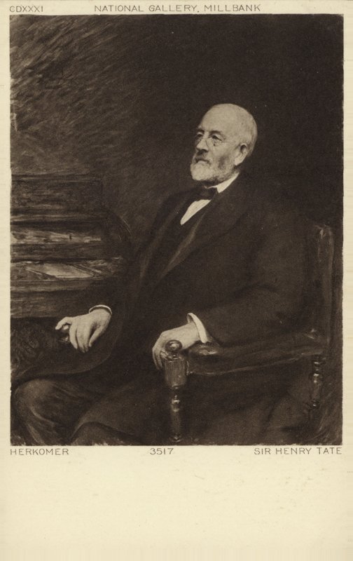 Sir Henry Tate, englantilainen sokerikauppias ja hyväntekijä tekijältä Hubert von Herkomer