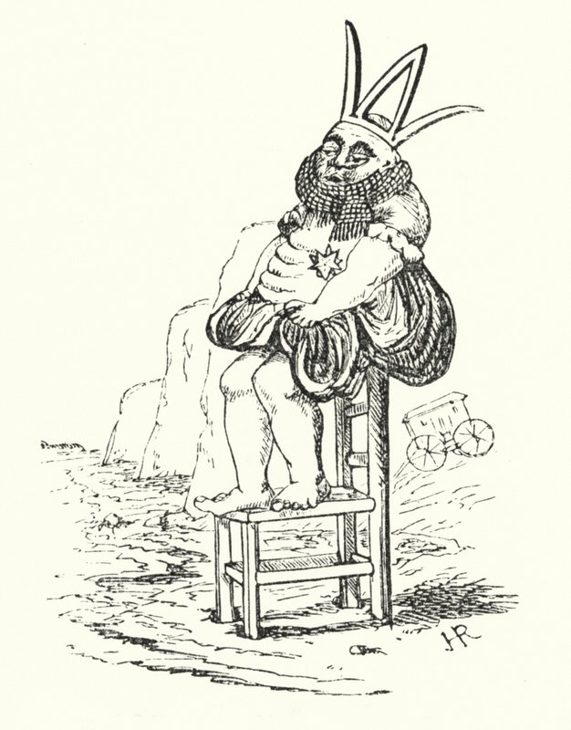 King Canute (litho) tekijältä Hugh Rowley