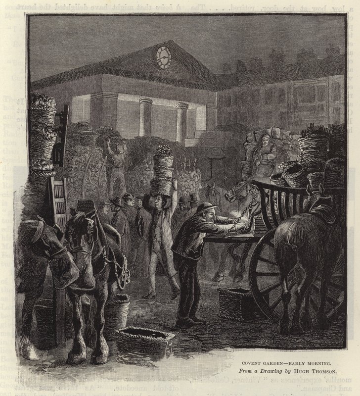 Covent Garden - aikaisin aamulla tekijältä Hugh Thomson