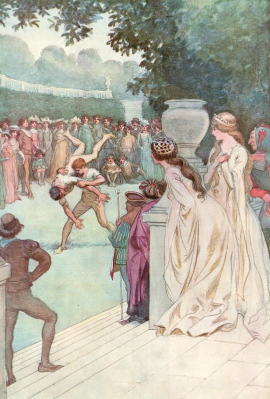 Kuvitus Shakespearesille kuten pidät tekijältä Hugh Thomson