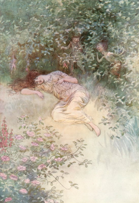 Kuvitus Shakespearesille kuten pidät tekijältä Hugh Thomson
