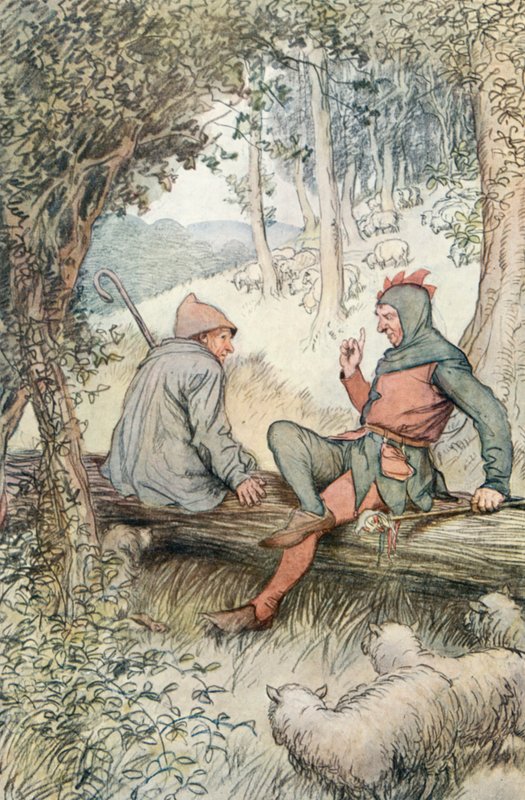 Kuvitus Shakespearesille kuten pidät tekijältä Hugh Thomson