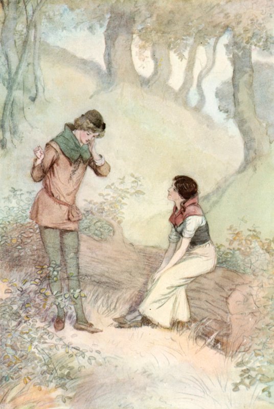 Kuvitus Shakespearesille kuten pidät tekijältä Hugh Thomson