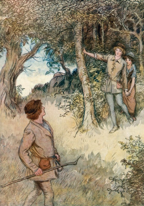 Kuvitus Shakespearesille kuten pidät tekijältä Hugh Thomson