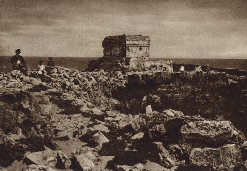 Meksiko: Isla de las Mujeres, Jukatan (s/w-kuva). tekijältä Hugo Brehme