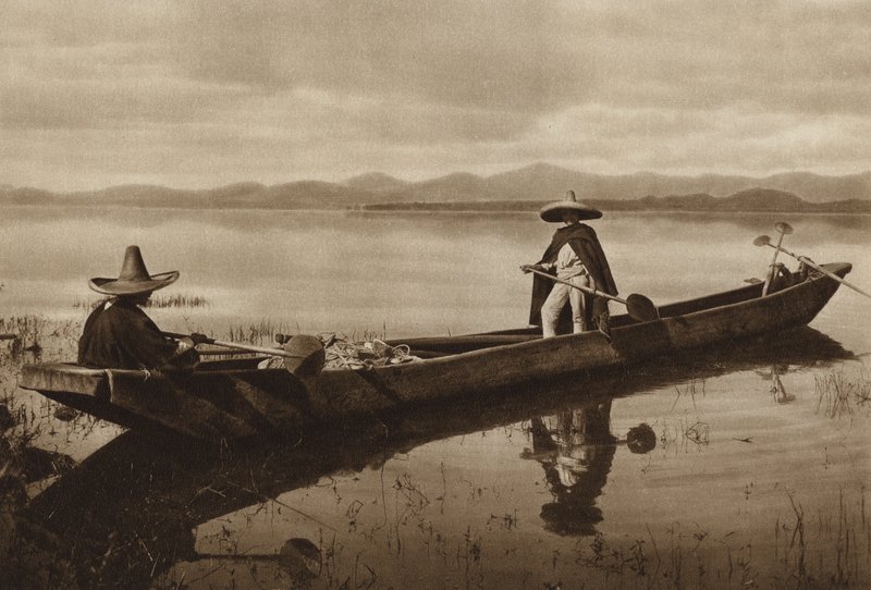 Meksiko: Laguna de Patzcuaro (s/w-kuva) tekijältä Hugo Brehme