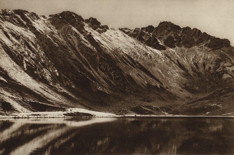 Meksiko: Nevado de Toluca, Estado Mejico (s/w-kuva). tekijältä Hugo Brehme