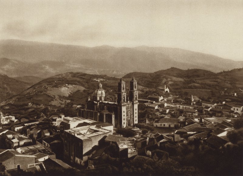 Meksiko: Taxco (s/w-kuva) tekijältä Hugo Brehme
