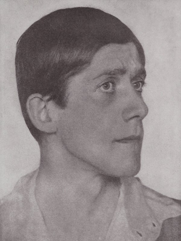 Oskar Kokoschka, itävaltalainen taiteilija ja kirjailija (s/w-kuva). tekijältä Hugo Erfurth