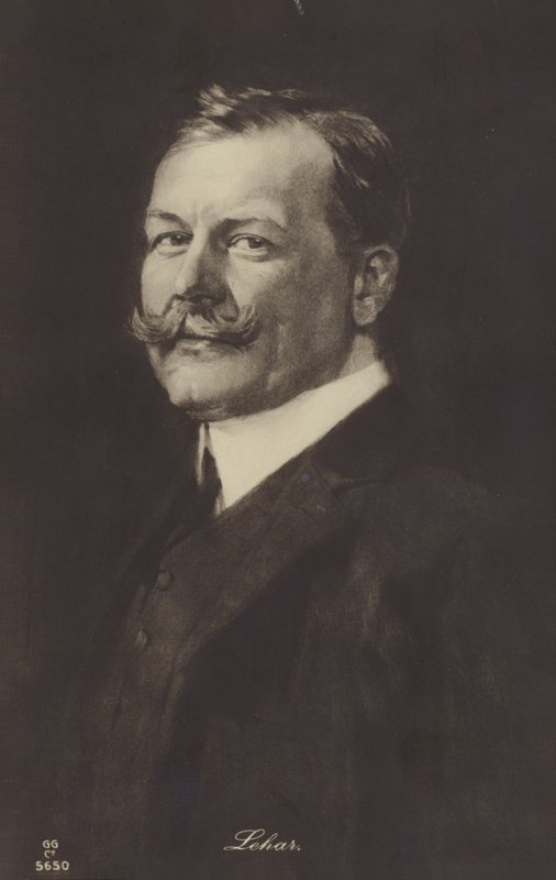 Franz Leharin muotokuva tekijältä Hungarian School