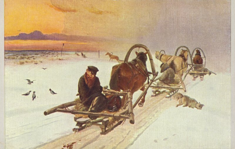 Rekiryhmä Venäjällä, 1871 tekijältä Illarion Mikhailovich Pryanishnikov