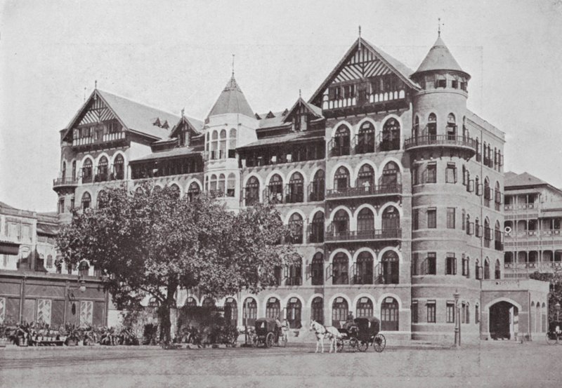 Bombay / Mumbai: Royal Bombay Yacht Clubin asuintilat (s/w-kuva) tekijältä Indian photographer
