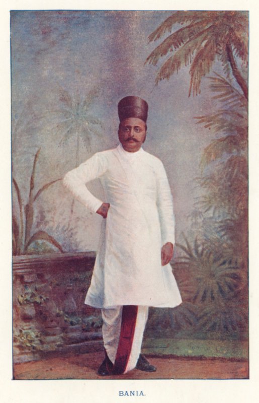 Intiaanit: Bania (värillinen kuva) tekijältä Indian photographer